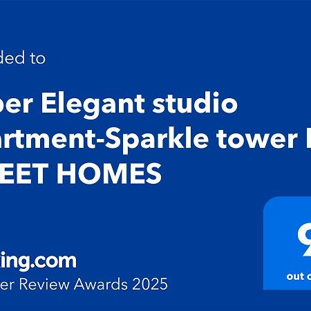 Super Elegant Studio Apartment-Sparkle Tower By Sweet Homes Дубай Экстерьер фото